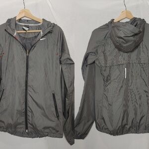Nike Womens Vapor Running Jacket Hooded Full Zip Lightweight Small 542213-060